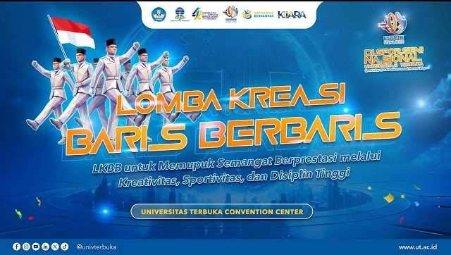 Final Lomba Kreasi Baris Berbaris (LKBB) – Disporseni Nasional UT 2026