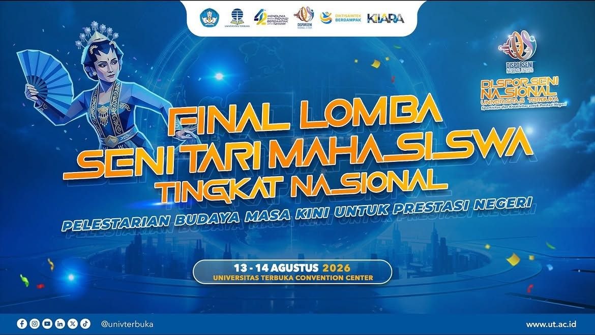 Pembukaan Festival Talenta dan Final Lomba Seni Tari Mahasiswa Tingkat Nasional DISPORSENI Tahun 2026