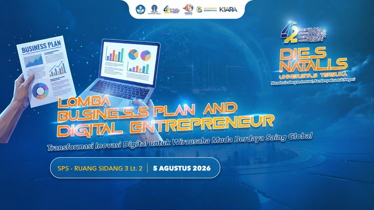 Lomba Business Plan and Digital Entrepreneur – Disporseni Nasional UT 2026